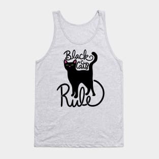 Black Cats Rule Tank Top